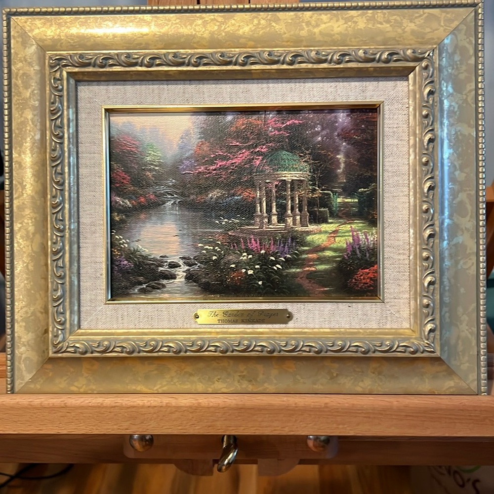 Thomas Kinkade THE GARDEN IF PRAYER